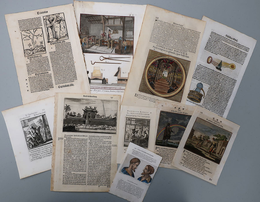 Dr. Arthur Klein rare book pages